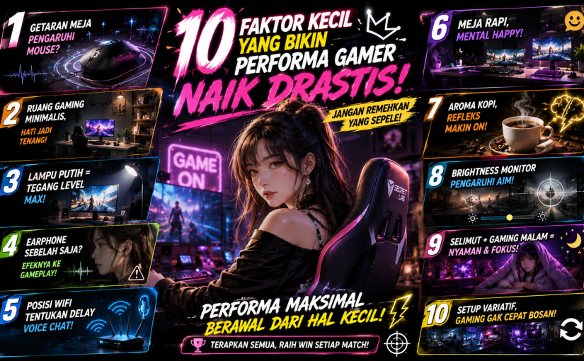 Desain Setup PC Idaman: Cara Menyusun Meja Gaming Agar Mental Stabil